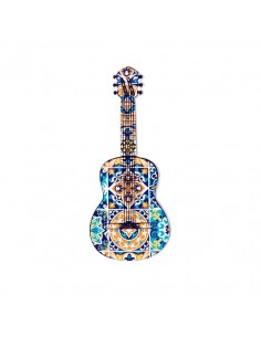 Imán guitarra mosaico