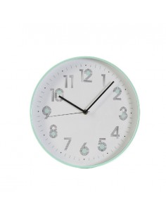 RELOJ PARED BLANCO Y MINT...