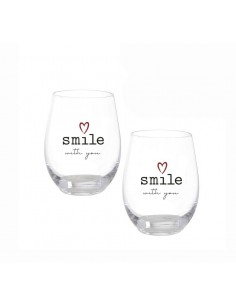 Set 2 vasos Smile