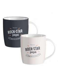 Taza mug papá Rock Star