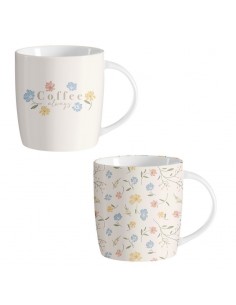 Taza mug floral 350ml Brisa