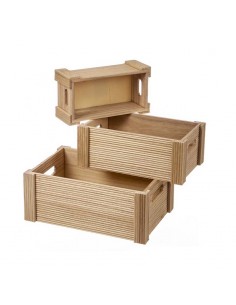 Caja de madera natural Lanai