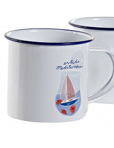 Taza mug metal Mediterráneo 2