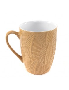 Taza mug mostaza 400ml Flavia