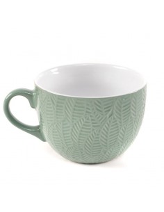 Taza mug verde 550ml Flavia