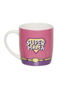 Taza vidrio con asa metal 140ml