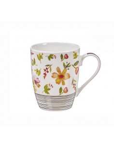 TAZA MUG FLORES ALBA