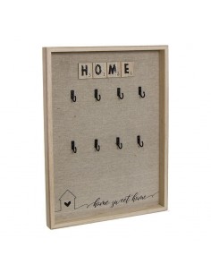 Cuelga llaves madera Home