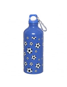 Botella aluminio fútbol 600ml