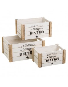 Caja madera vintage Bistro