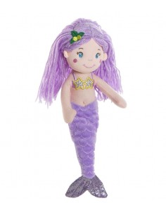 Muñeca tela sirena 30cm